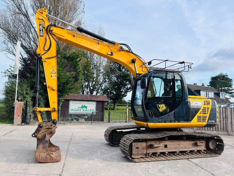 JCB JS145 TRACKED EXCAVATOR *YEAR 2012* C/W QUICK HITCH & BUCKET *VIDEO*