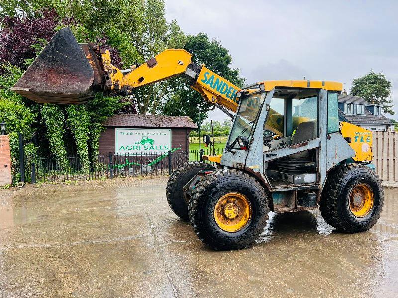 SANDERSON TL6MT 4WD TELEHANDLER C/W STRICKLAND BUCKET *VIDEO*
