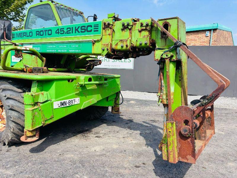 MERLO ROTO 45.21 KSC TELEHANDLER*NON RUNNER* C/W PALLET TINES*VIDEO*