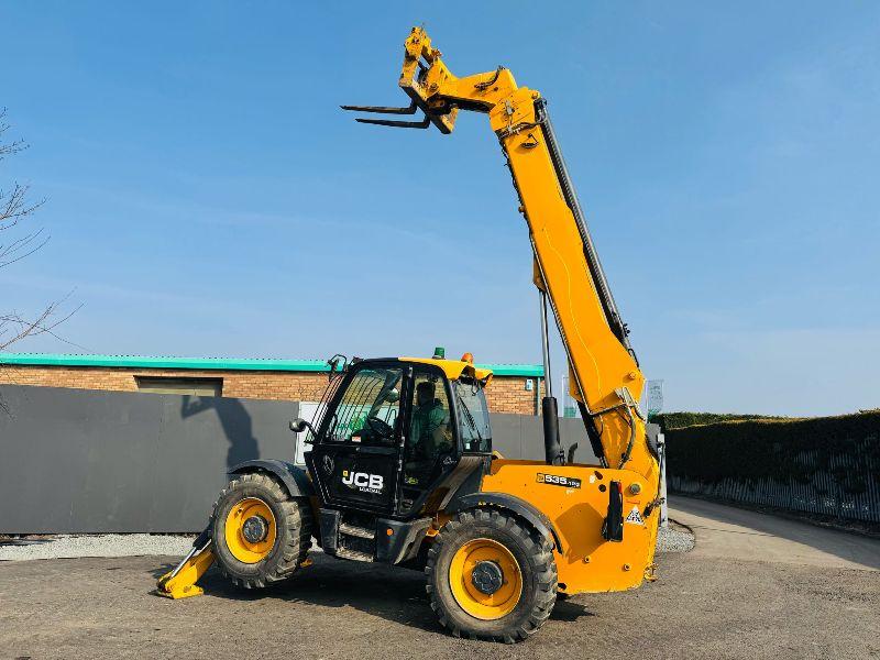 JCB 535-125 HIGH VIS TELEHANDLER *YEAR 2017*C/W PALLET TINES*