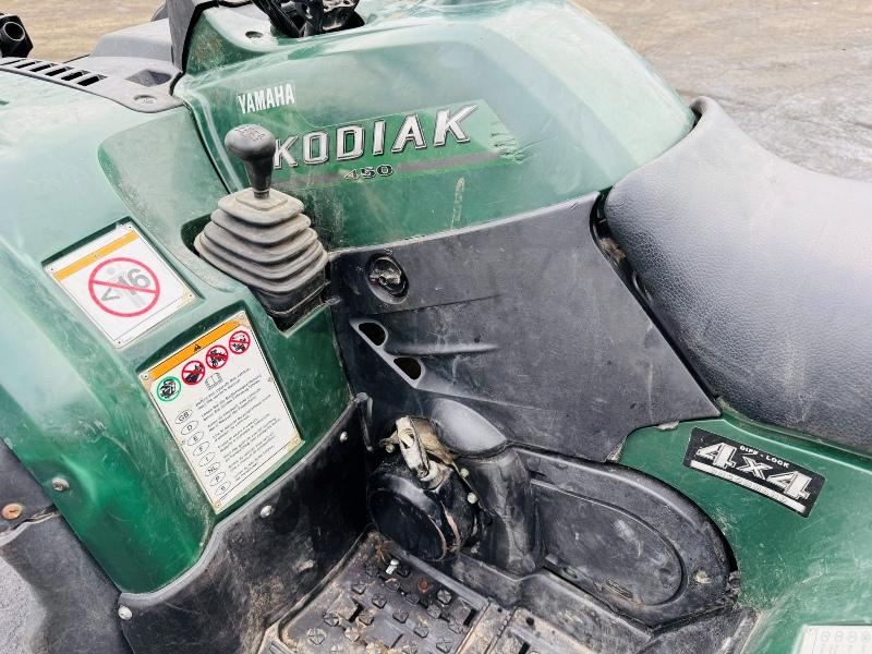 YAMAHA KODIAK 450 QUAD*SPARES AND REPAIRS*703 HOURS*VIDEO*