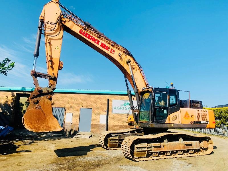 SANY SY335C TRACKED EXCAVATOR*YEAR 2015*C/W BUCKET*4868 HOURS*VIDEO*