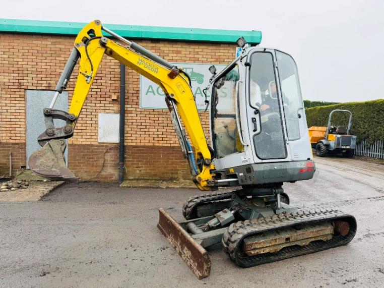 WACKER NEUSON EZ28 EXCAVATOR*C/W VDS*YEAR 2016*VIDEO*