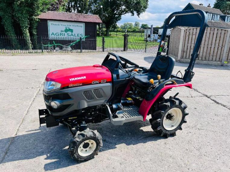 YANMAR GK13 4WD COMPACT TRACTOR *1451 HOURS* C/W ROLE BAR *VIDEO*