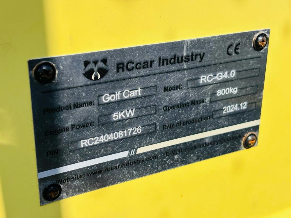 *NEW UNUSED**RACCOON RC-G4.0 ELECTRIC GOLF CART*CHOICE OF 4*VIDEO*