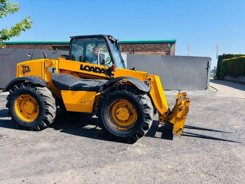 JCB 526S TELEHANDLER JOYSTICK CONTROL*C/W PALLET TINES*VIDEO*