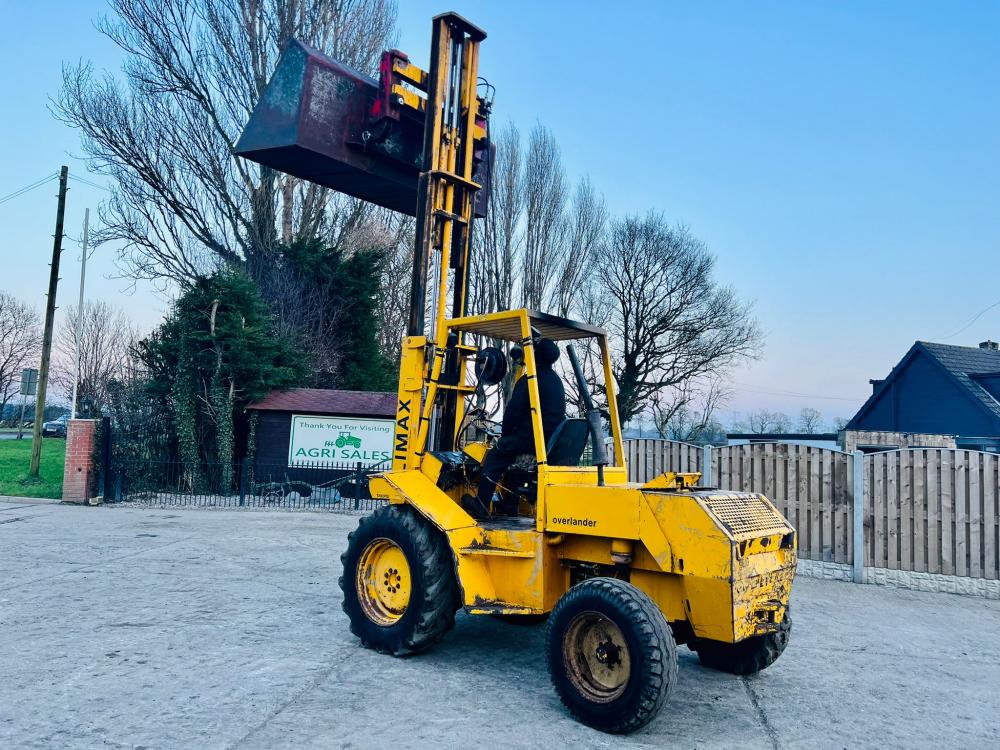 COVENTRY CLIMAX ROUGH TERRIAN DIESEL FORK LIFT C/W PALLET TINES 