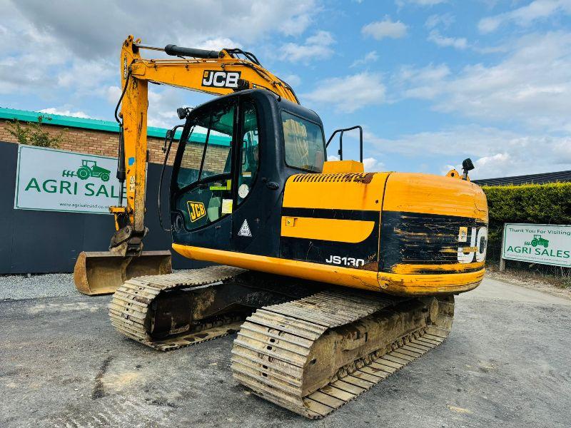 JCB JS130 EXCAVATOR*YEAR 2010 *C/W QH & BUCKET* READING 8459 HOURS*VIDEO*