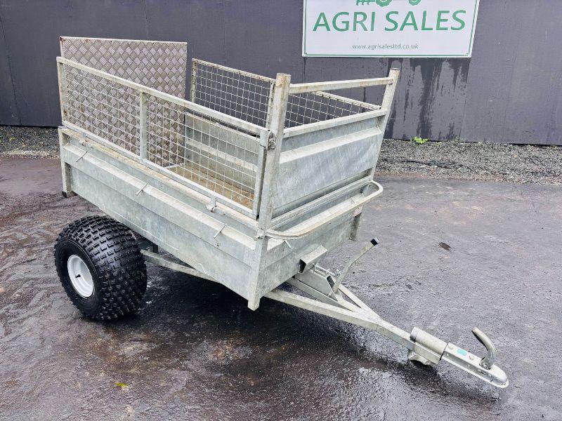 ROB ASTLEY SINGLE AXLE LOW TIP TRAILER*VIDEO*