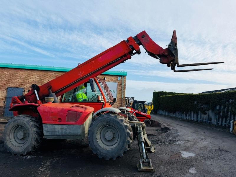 MANITOU MT1235 TELEHANDLER*C/W PALLET TINES*VIDEO*