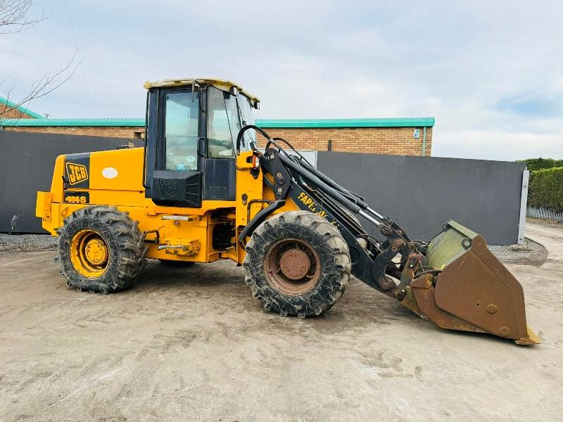 JCB 414S WHEELED LOADER HIGH TIP BUCKET*C/W BUCKET*VIDEO*