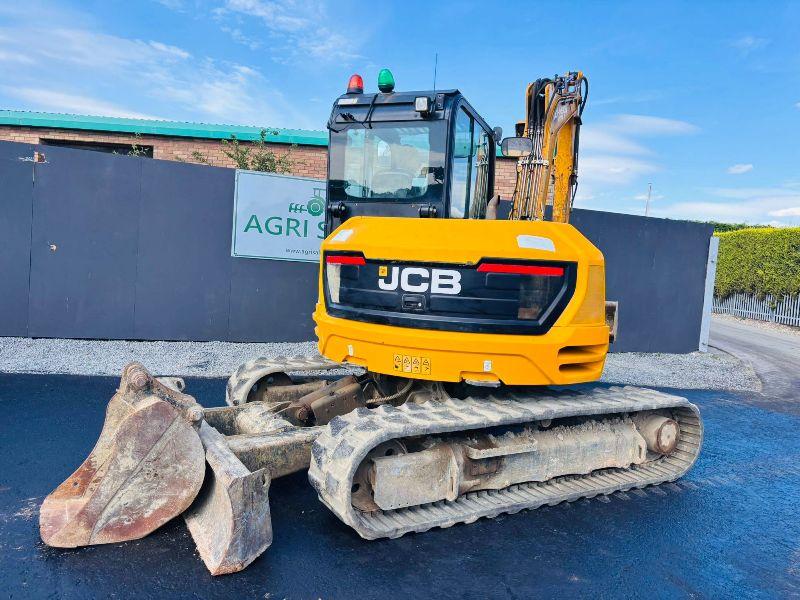 JCB 85Z-2 TRACKED EXCAVATOR*YEAR 2020*C/W 2 BUCKETS*VIDEO*