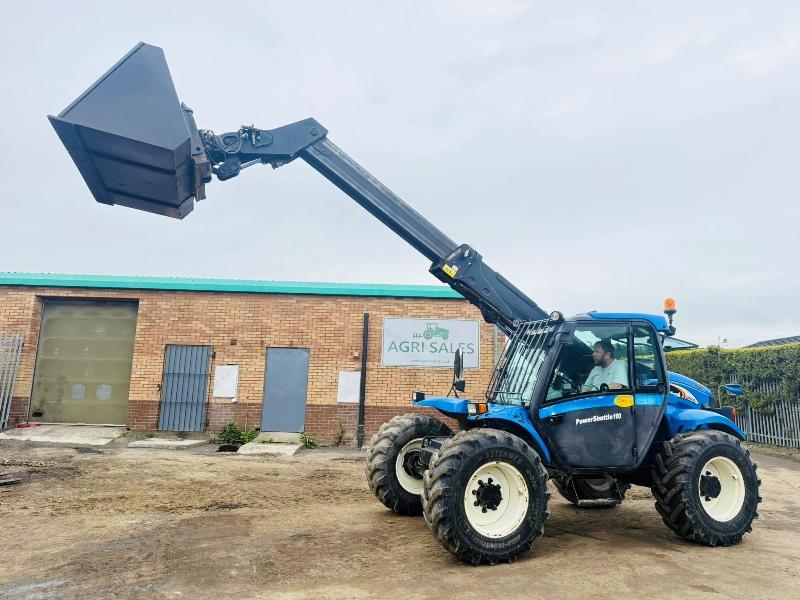 NEW HOLLAND LM425A TURBO TELEHANDLER*C/W BUCKET*VIDEO*
