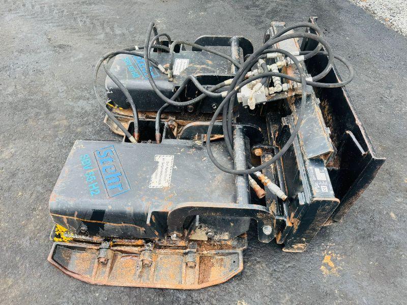 STEHR SBV55 H2 WACKER PLATE TO SUIT SKIDSTEER*VIDEO*
