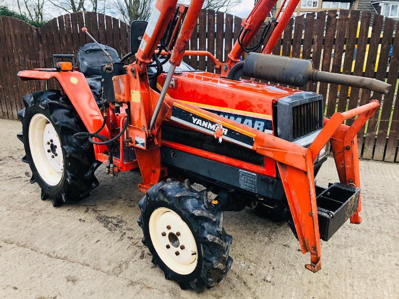 Yanmar F20 4wd Compact Tractor Cw Front Loader And Bucket