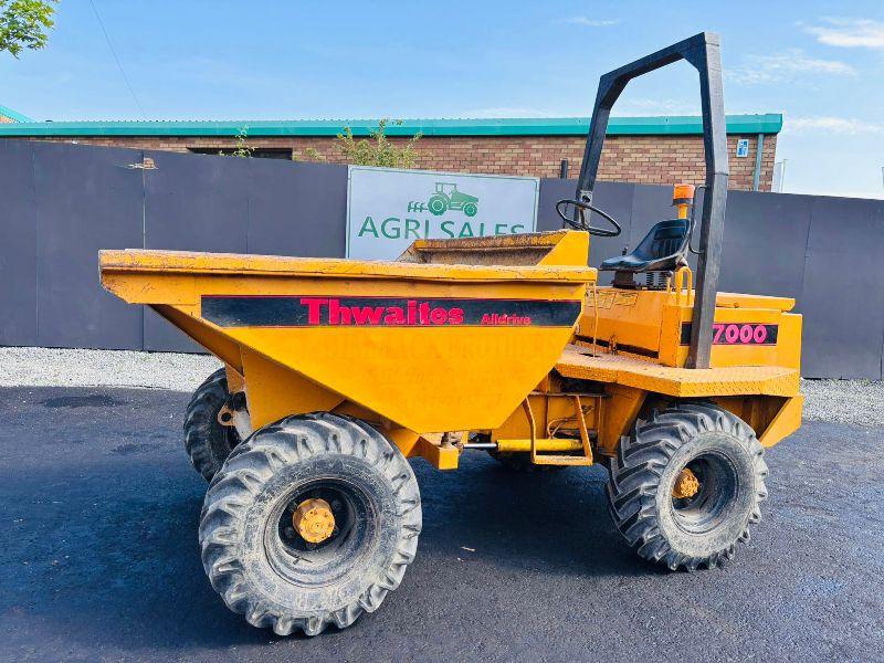 THWAITES 7000 3 TONNE STRAIGHT TIP DUMPER*VIDEO* 