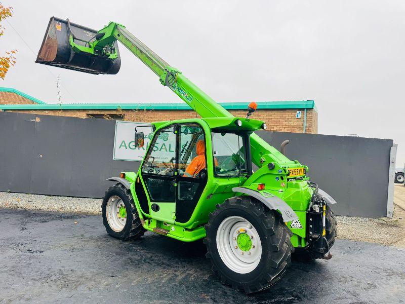 MERLO P32.6+ TELEHANDLER*C/W BUCKET*ENGINE TAP*YEAR 2014*VIDEO*
