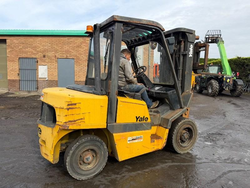 YALE GDP40LJ FORKLIFT*C/W PALLET TINES*VIDEO*