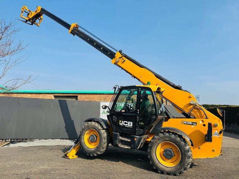 JCB 535-125 HIGH VIS TELEHANDLER *YEAR 2017*C/W PALLET TINES*