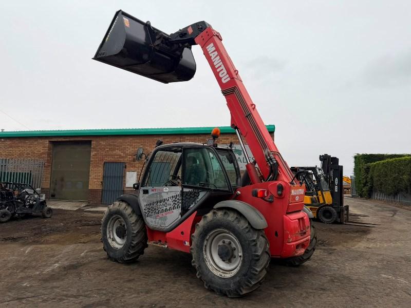 MANITOU MT732 TELEHANDLER*C/W BUCKET AND TINES*VIDEO*
