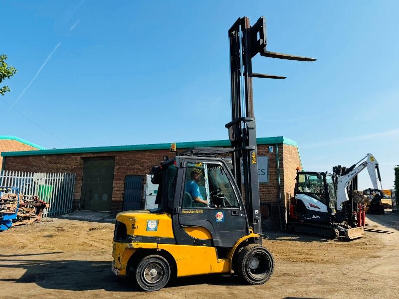 YALE GDP45SVX5 FORKLIFT*C/W SIDESHIFT*YEAR 2012*VIDEO*
