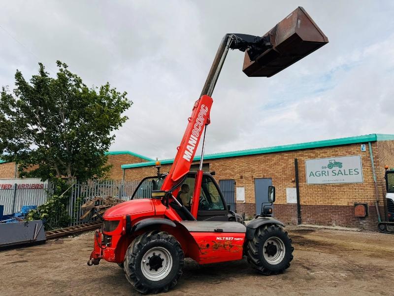 MANITOU MLT 627T TELEHANDLER*C/W BUCKET*VIDEO*