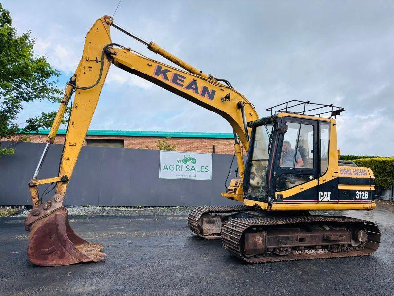 CAT 312B EXCAVATOR* READING 9108 HOURS*C/W QH & BUCKET*VIDEO*