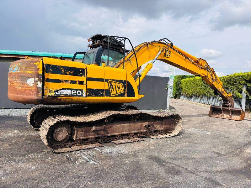 JCB JS220 TRACKED EXCAVATOR*C/W BUCKET*VIDEO*