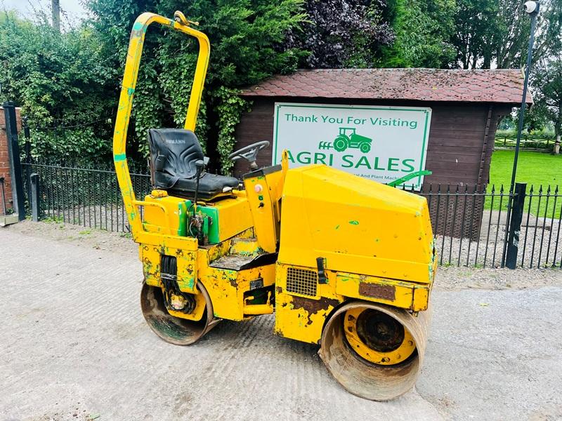 AMMAN CH-4900 DOUBLE DRUM ROLLER C/W ROLE BAR *VIDEO*