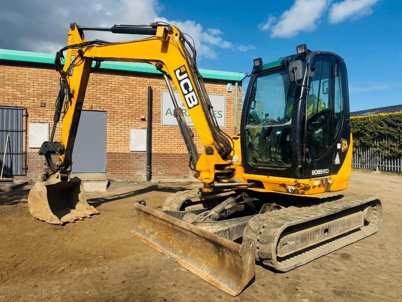 JCB 8085 ZTS EXCAVATOR*C/W BUCKET*YEAR 2012*VIDEO*