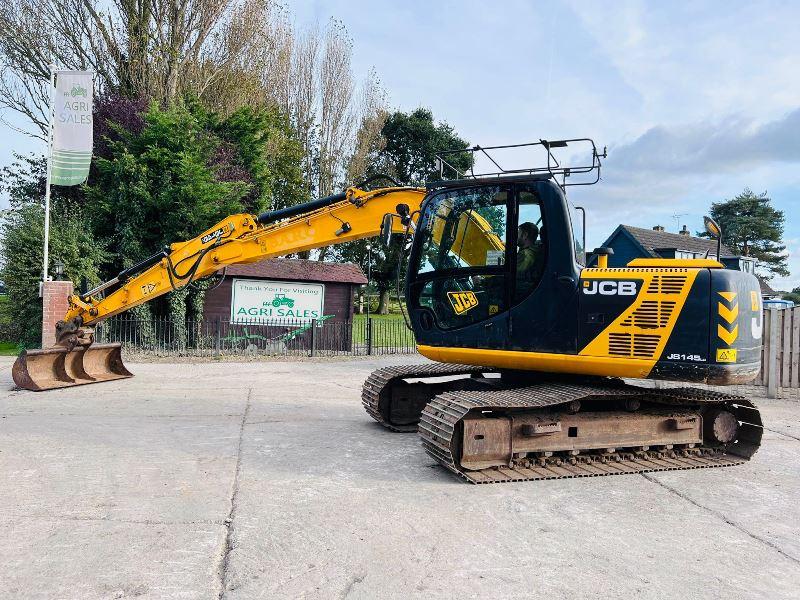 JCB JS145 TRACKED EXCAVATOR *YEAR 2012* C/W QUICK HITCH & BUCKET *VIDEO*