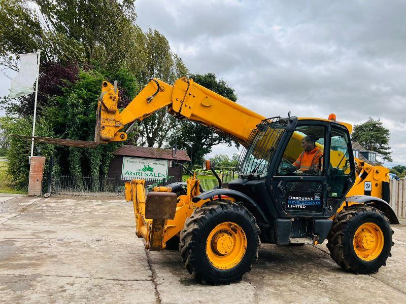 JCB 535-125 4WD TELEHANDLER * 12 METER REACH, 3723 HOURS * C/W PALLET TINES *VIDEO*
