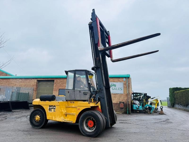 LINDE H150D 15 TONNE FORKLIFT*C/W JOYSTICK CONTROLS*VIDEO*