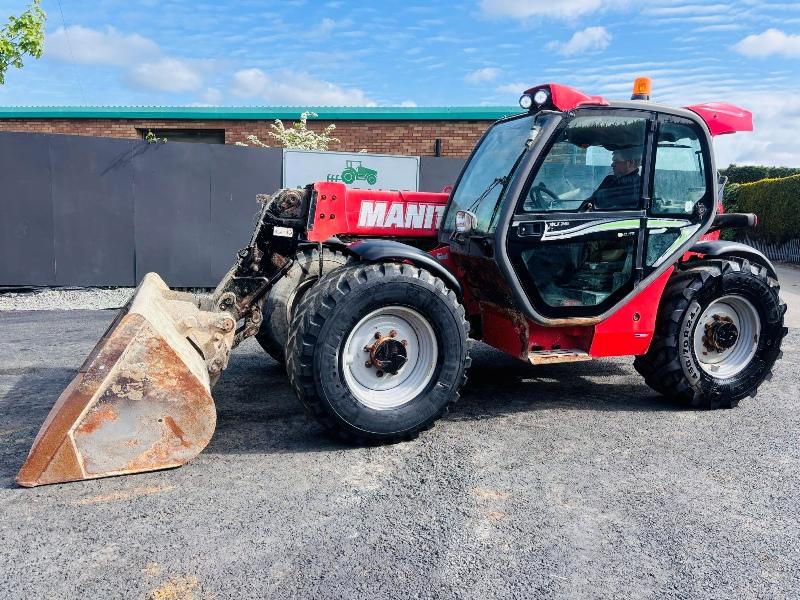 MANITOU MLT741 120 PS TELEHANDLER* AG SPEC *C/W BUCKET*YEAR 2016*VIDEO*
