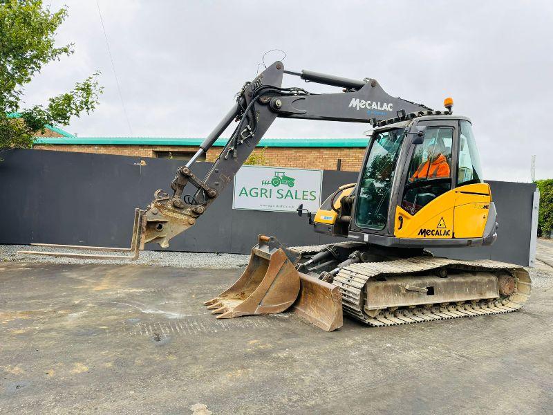 MECALAC 714MC EXCAVATOR*YEAR 2012*C/W 3 PIECE BOOM*VIDEO*