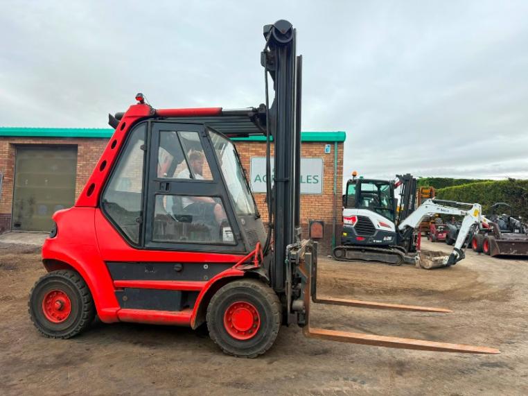 LINDE H70D FORKLIFT*C/W FORK POSITIONER*VIDEO*