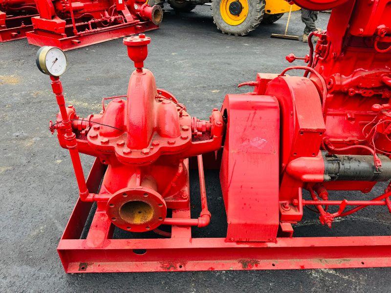 CUMMINGS N-855-F 6 INCH WATER PUMP *C/W 6 CYLINDER ENGINE*VIDEO*