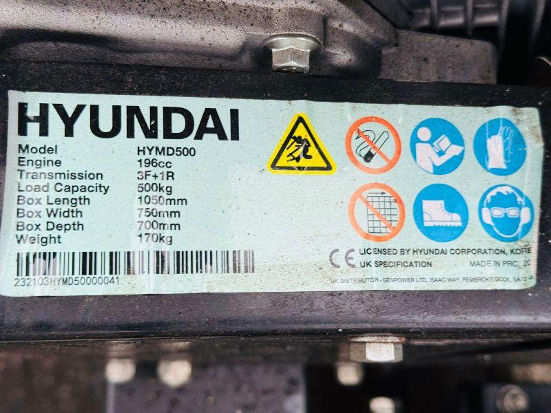 *UNUSED*HYUNDAI WHEELED DUMPER*X DEMO*VIDEO*