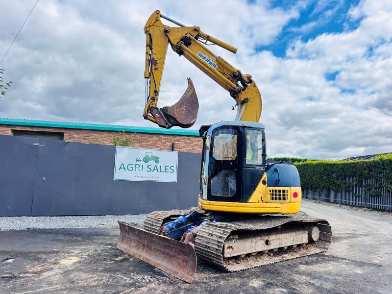 KOMATSU PC130 LC TRACKED EXCAVATOR*C/W OFFSET BOOM*VIDEO*