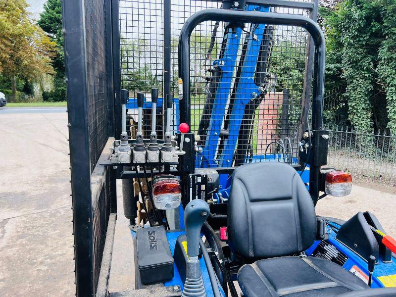 SONALIKA T2A 4WD TRACTOR *ONLY 26 HOURS* C/W LOADER, BUCKET & FLAIL CUTTER *VIDEO*