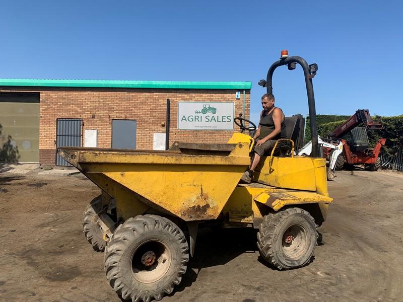 THWAITES 3 TONNE STRAIGHT TIP DUMPER*C/W YANMAR ENGINE*VIDEO*