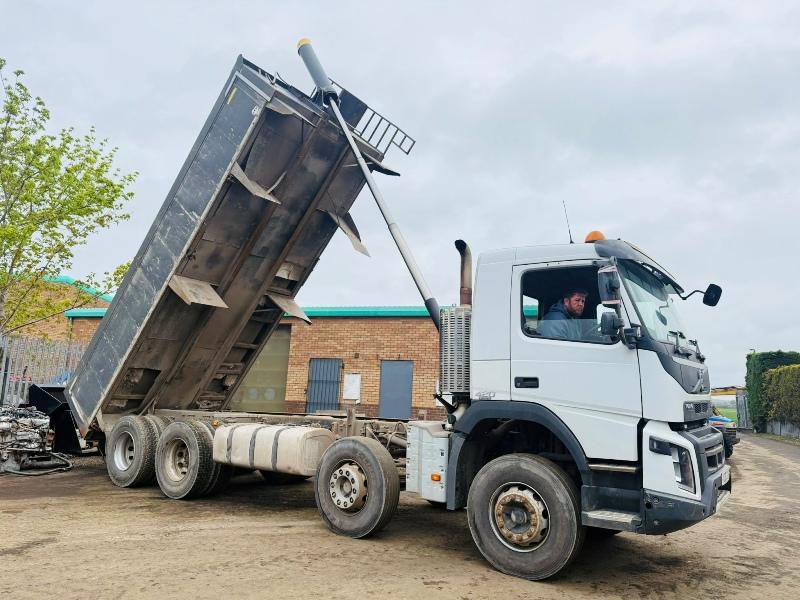VOLVO FMX420 8X4 TIPPER LORRY*YEAR 2018*C/W EASY SHEET*VIDEO*