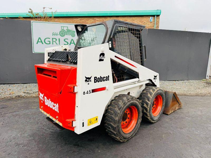 BOBCAT 645 WHEELED SKIDSTEER*C/W BUCKET*3835 HOURS*VIDEO*
