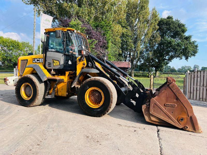 JCB 436 WASTE MASTER LOADING SHOVEL *YEAR 2011* C/W TOE TIP BUCKET *VIDEO*
