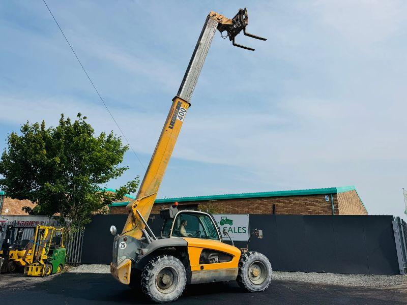 LIEBHERR 435-10 TURBO TELEHANDLER*C/W PALLET TINES*VIDEO*