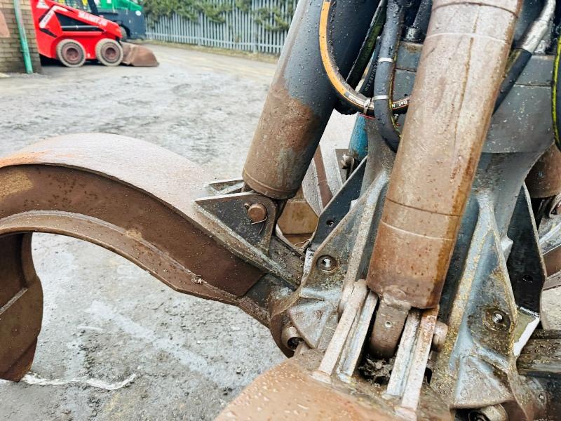 TEREX FUCHS HDMS 5 TINE HYDRAULIC SCRAP GRAB*YEAR 2015*VIDEO*