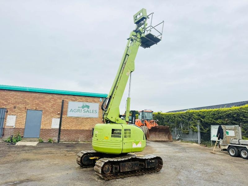 HITACHI TRACKED MANLIFT*C/W RUBBER BLOCK PADS*VIDEO*