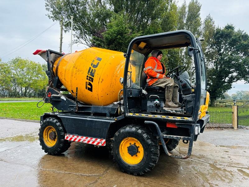 DIECI LH683 SWIVEL TIP CEMENT MIXER *YEAR 2013, 4452 HOURS* C/W 4 WHEEL