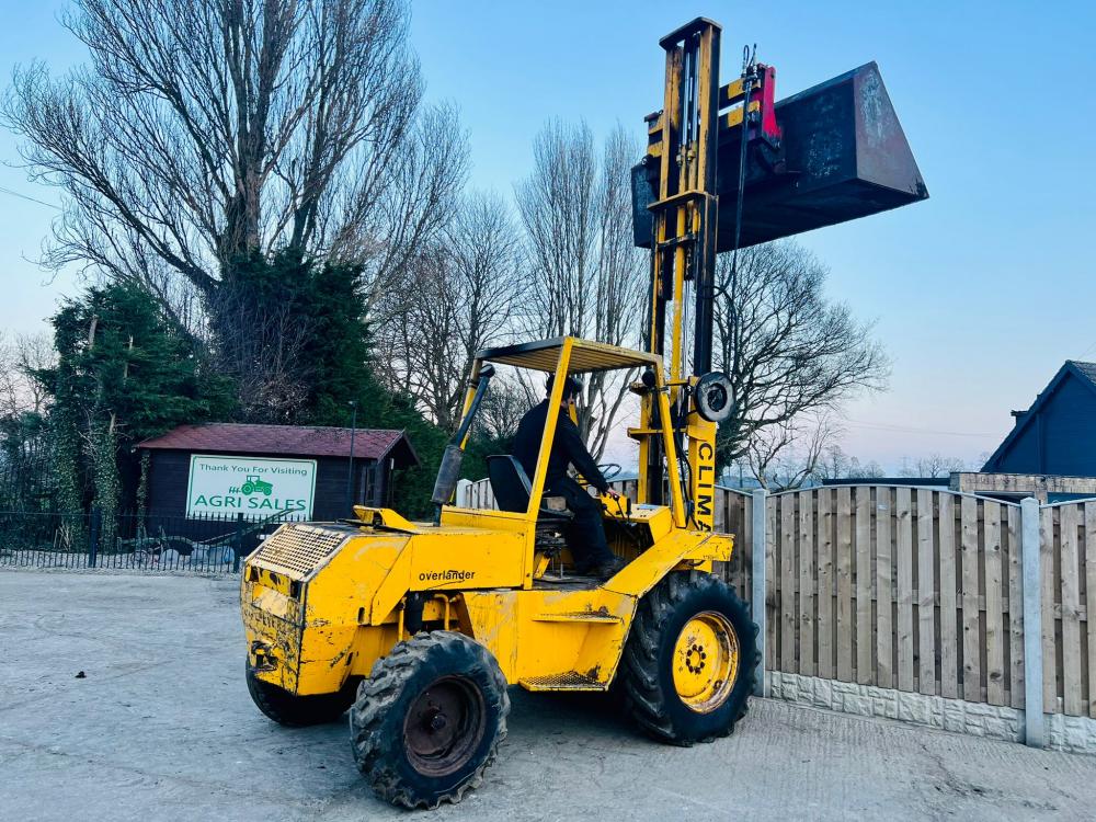 COVENTRY CLIMAX ROUGH TERRIAN DIESEL FORK LIFT C/W PALLET TINES 