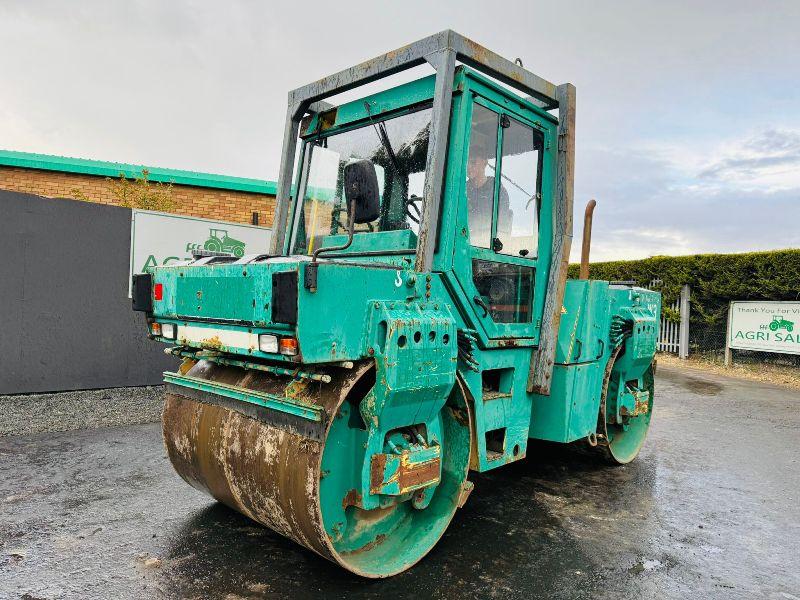 BOMAG BW164AD DOUBLE DRUM ROLLER*C/W TARMAC CUTTER*VIDEO*